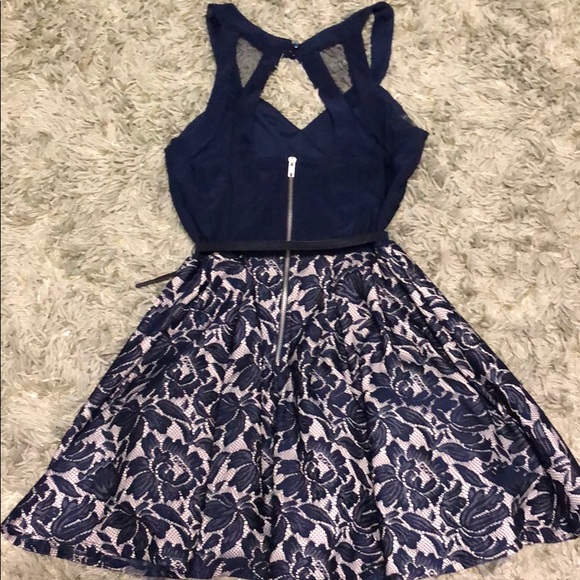 Navy party dress - Picture 5 of 10